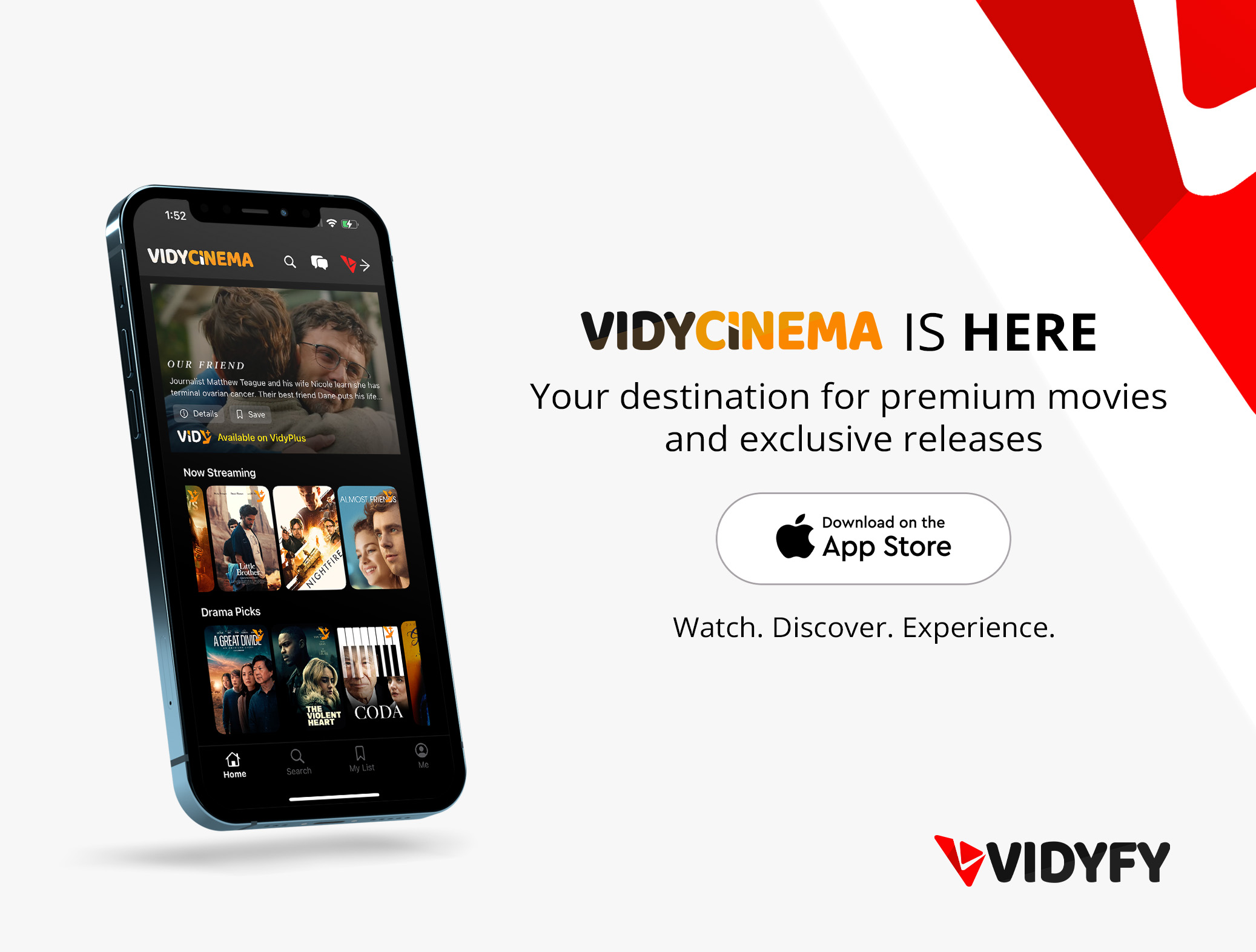🎬 VidyCinema – Movies, Shows & More