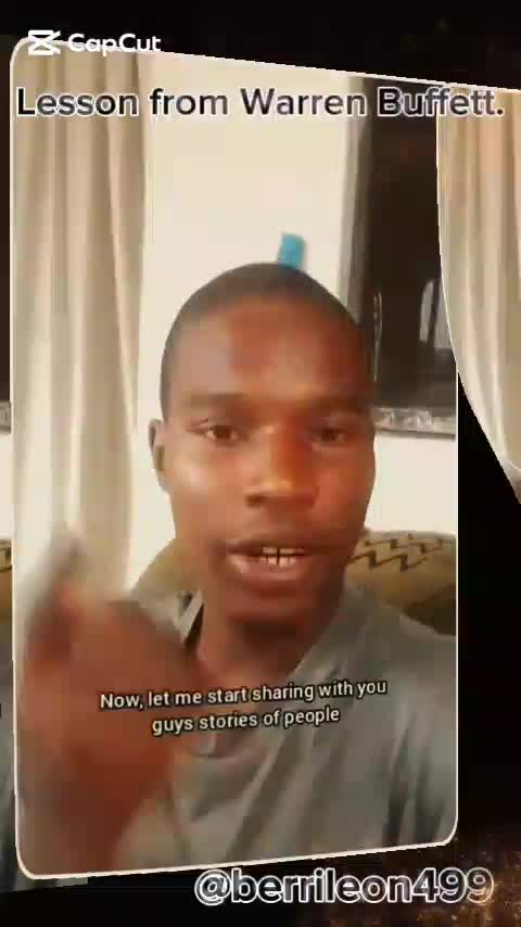 Lesson from Warren Buffet