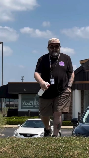 Karen sprays my camera!!