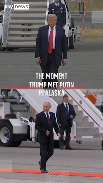 Trump meets Putin in Alaska