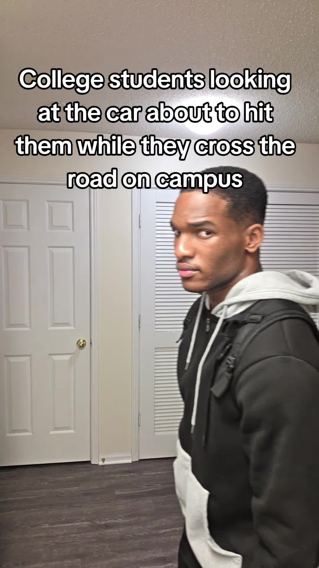 Then they walk slower