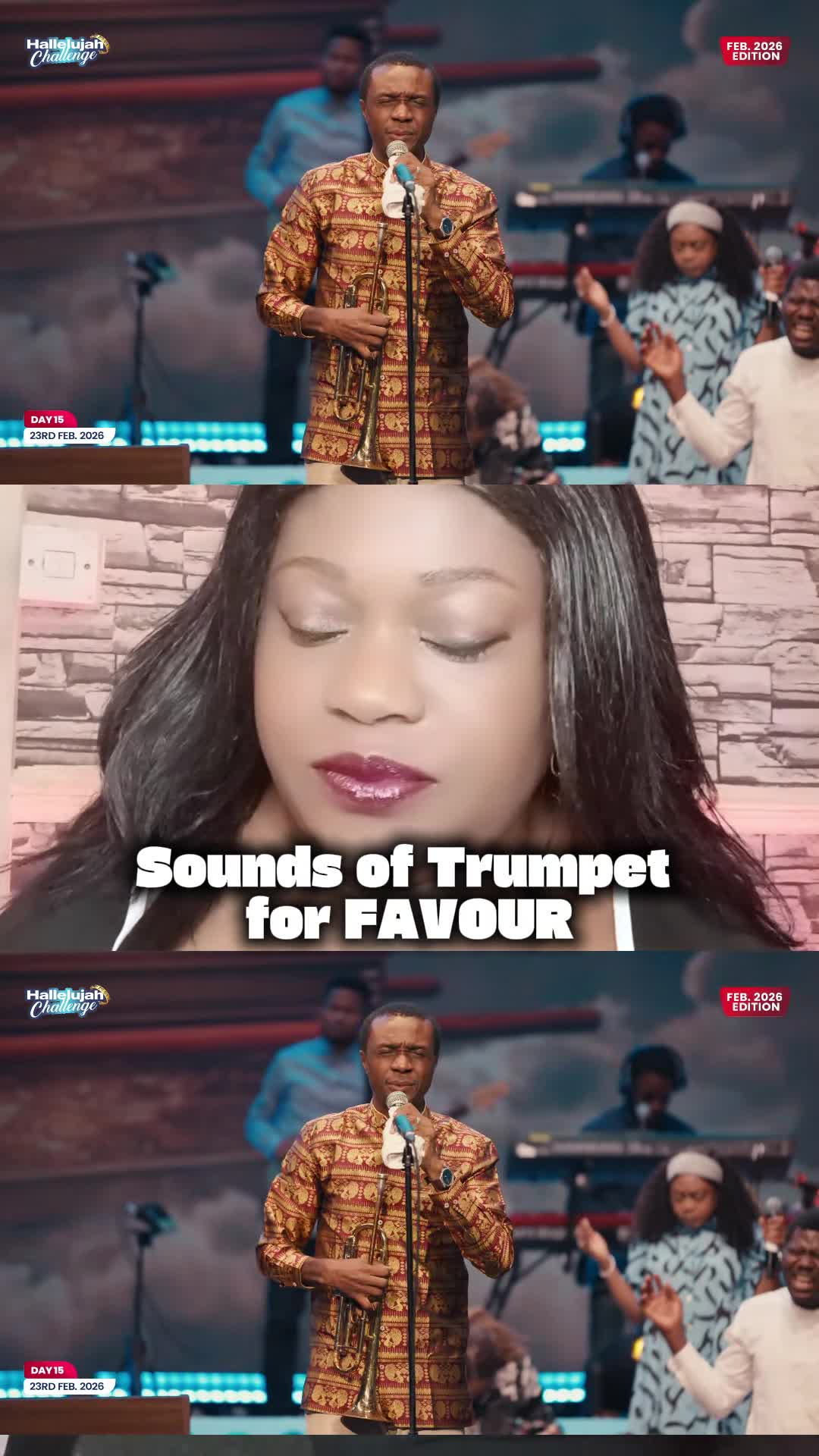 Shout Favour as the Trumpet is Sounding.