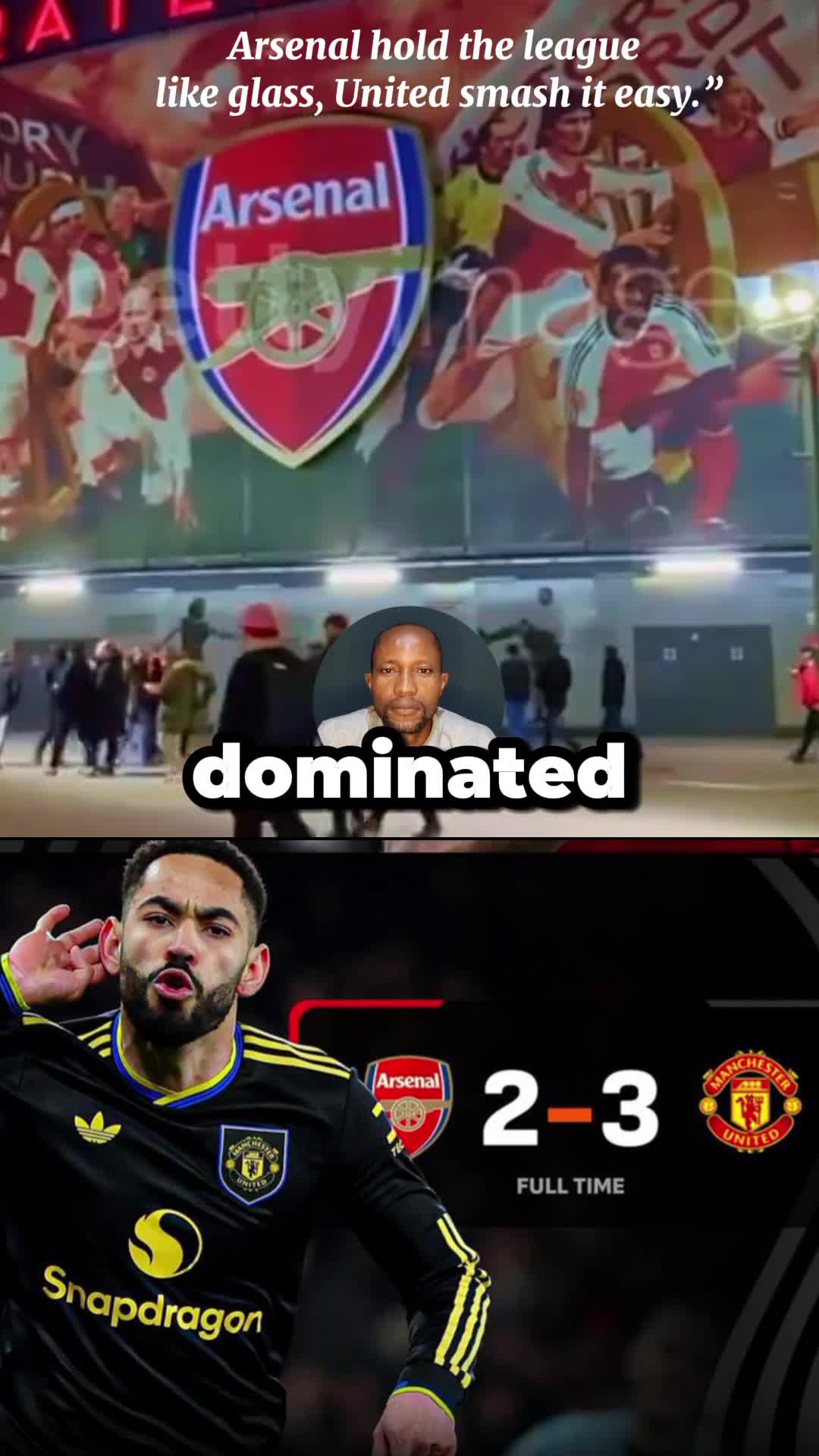 Arsenal Fall Short in Thriller: United Win 3–2 at the Emirates