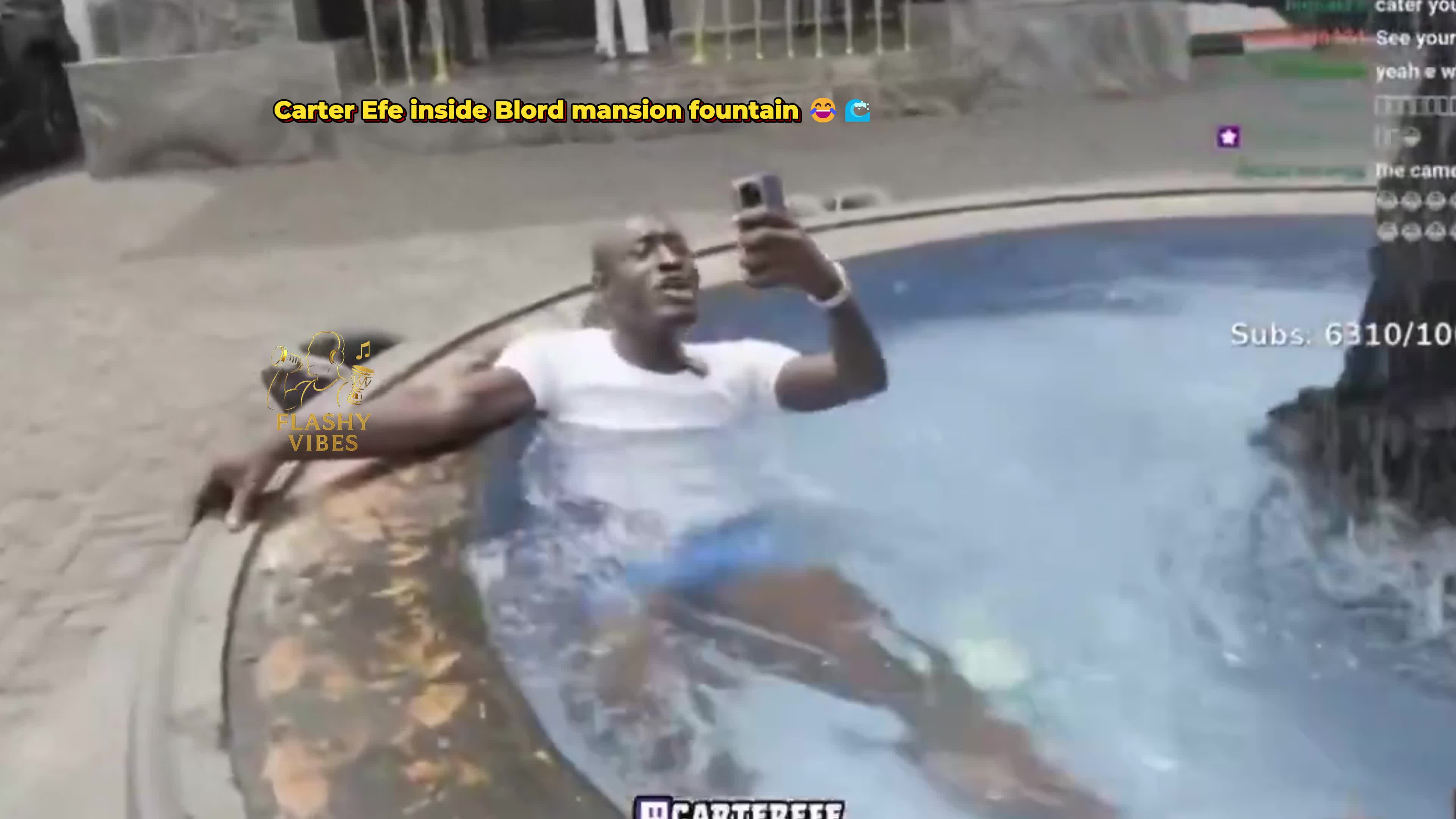 Carter Efe don enter Blord water fountain 😭🌊 Omo levels choke!