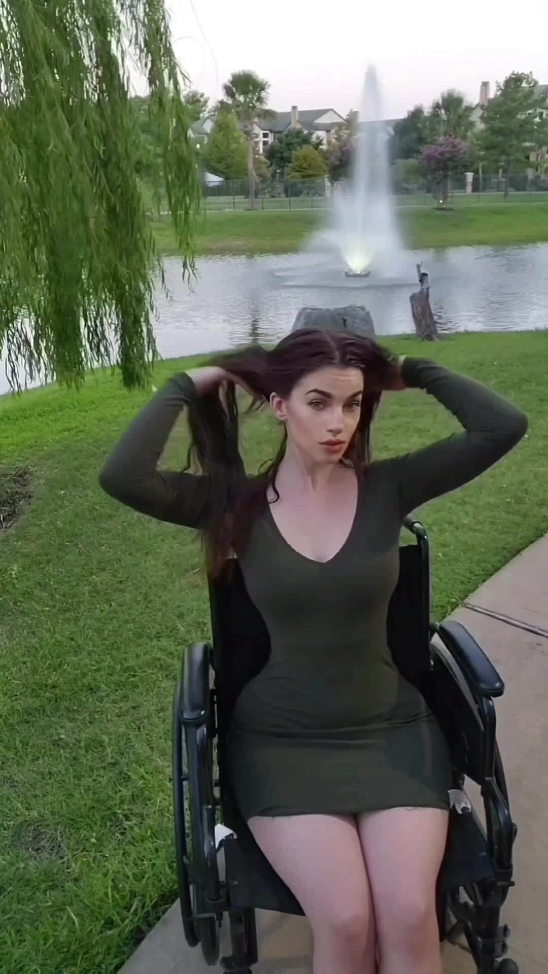 I'm an ambulatory wheelchair user...