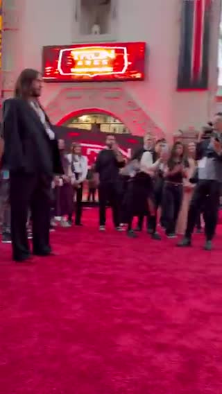 Tried to start a fight at the Tron: Ares premiere