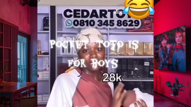 Them still dey see pocket Toto