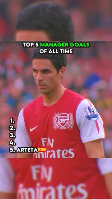 Top five manager goals in football