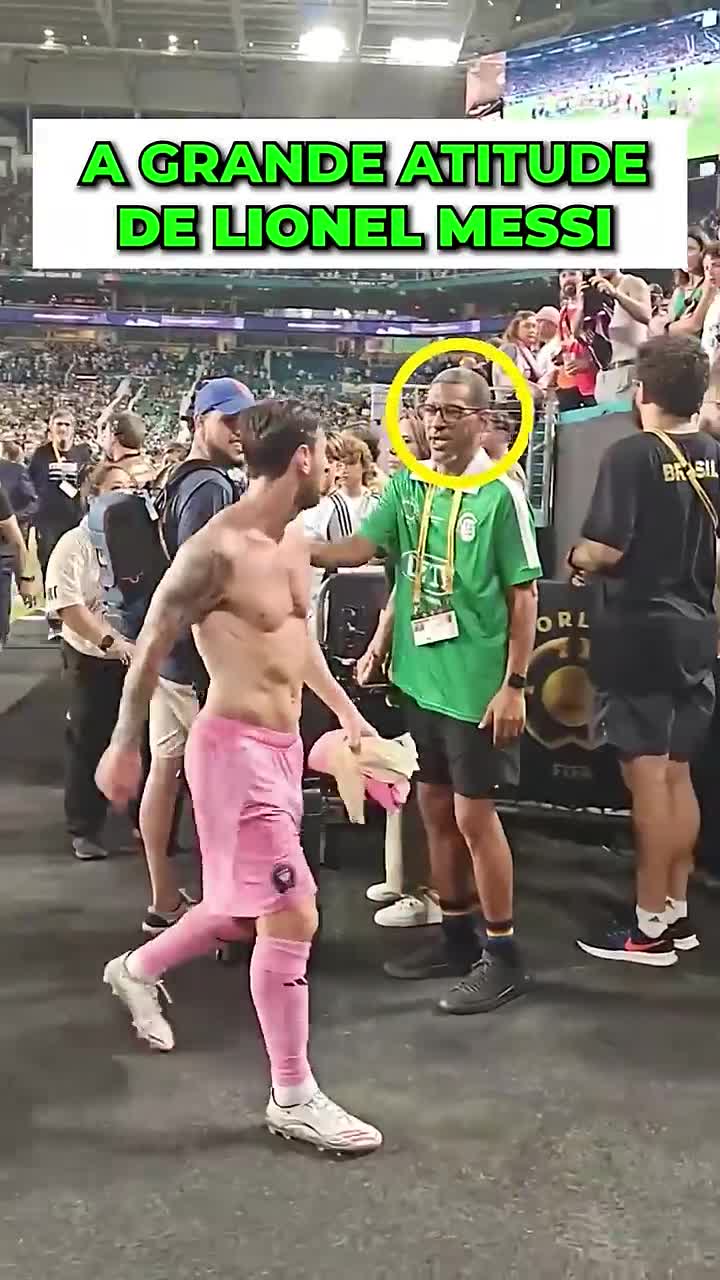 MESSI'S ATTITUDE SURPRISED EVERYONE