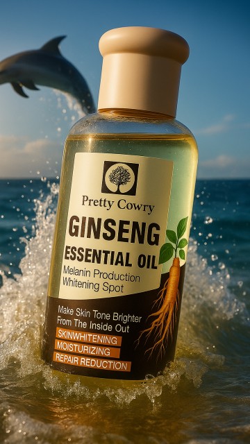 Pretty Cowry Ginseng Essential Oil — Ocean Fresh Glow in Every Drop.