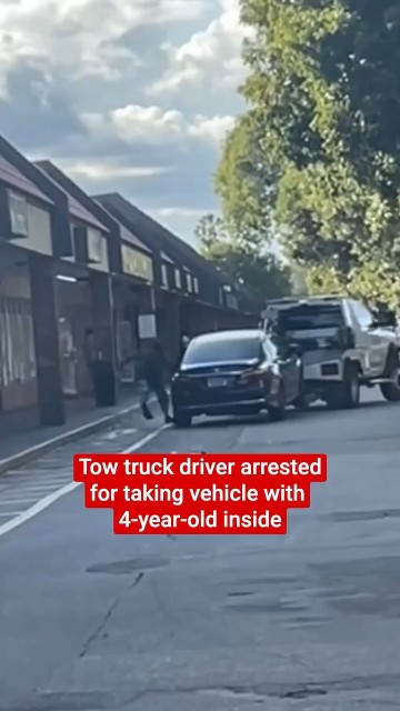 A Florida tow truck driver was arrested on Sunday