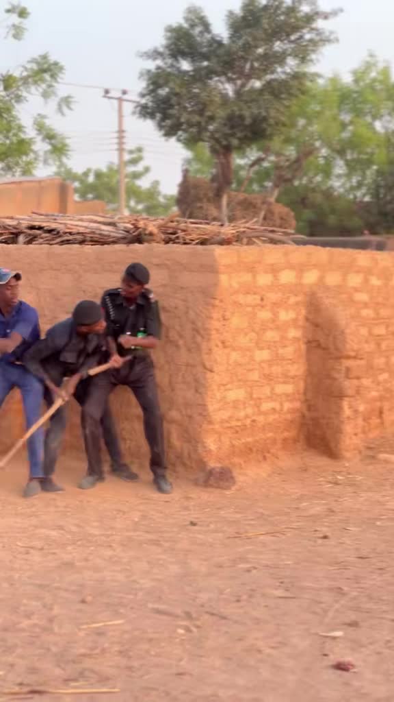 The escaping suspect