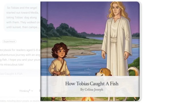 How Tobias caught a fish