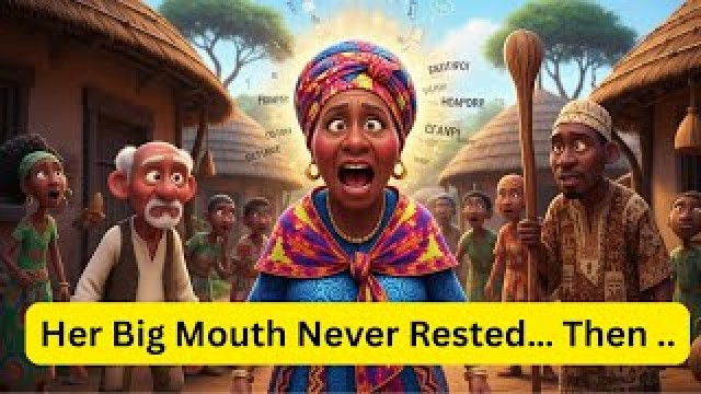 Her Big Talkative Mouth Never Rested… Then This Happened 😳  #africanfolktale #eipc #viralmoralstory.