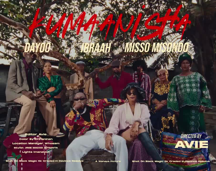 Dayoo Ft Ibraah & misso misondo - Kumaanisha (official video)