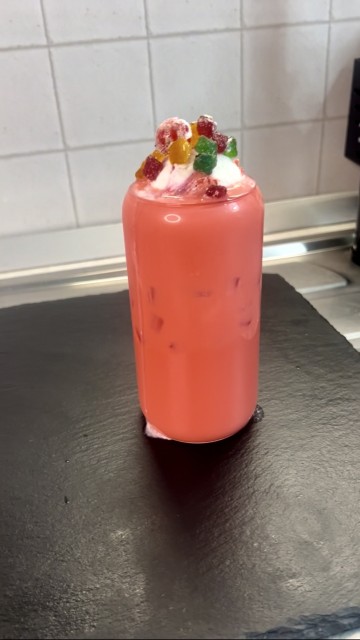 Creamy smoothie with ice cream