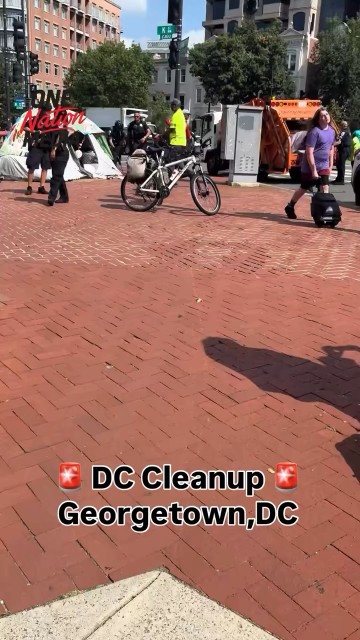 Georgetown earlier today