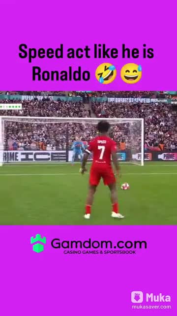 Speed act like Ronaldo