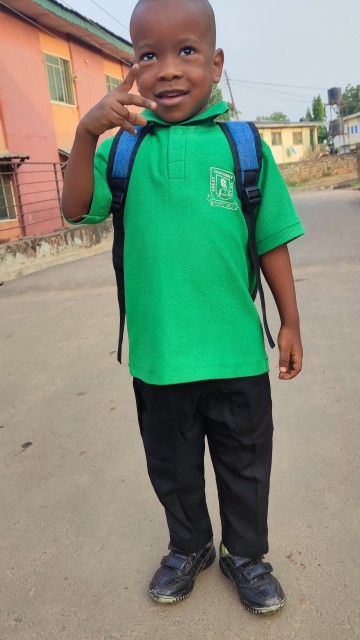 Kid's set-up Thier Dad