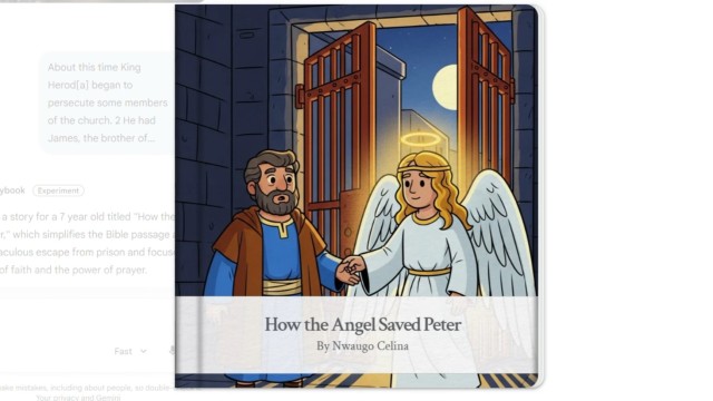 How an Angel saved Peter