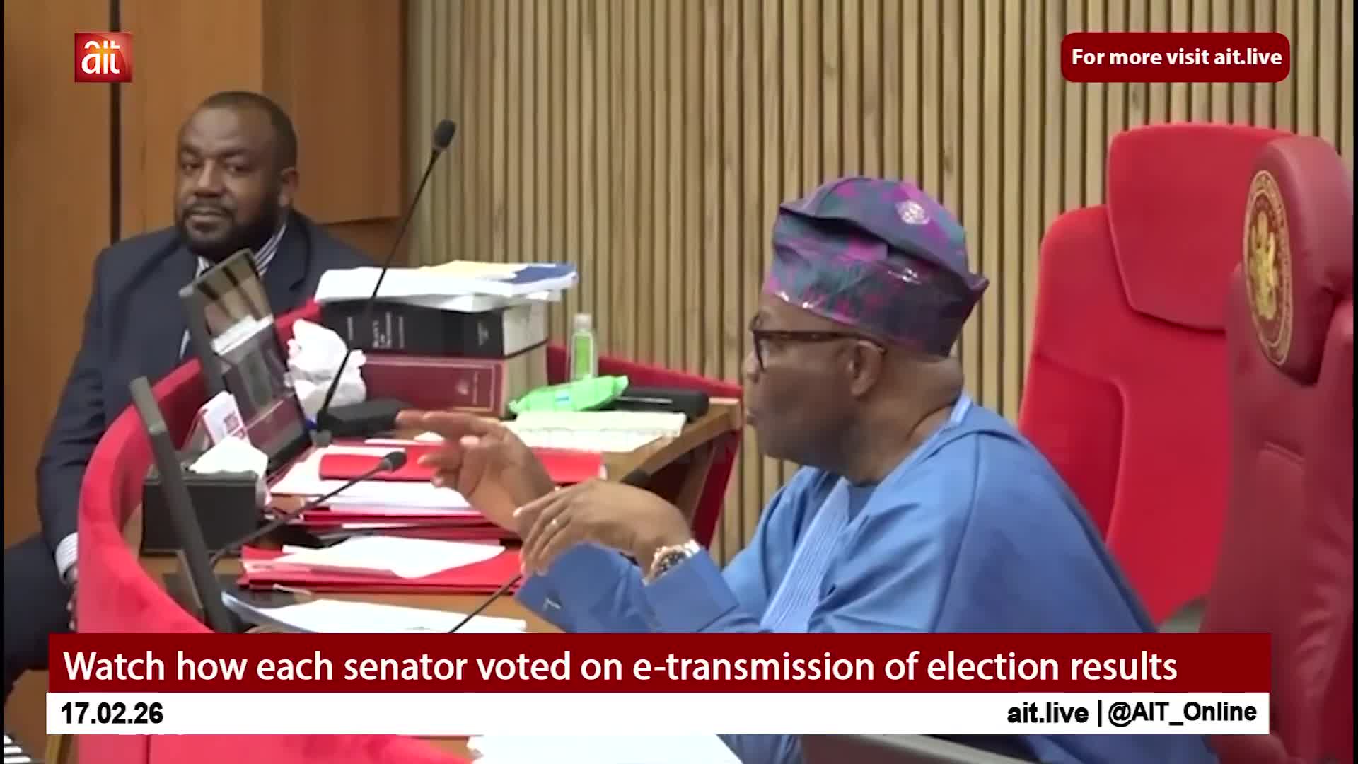 Senate vote on e-transmission: see how Akpabio conducted the process. Do you think it was properly done? 🤔