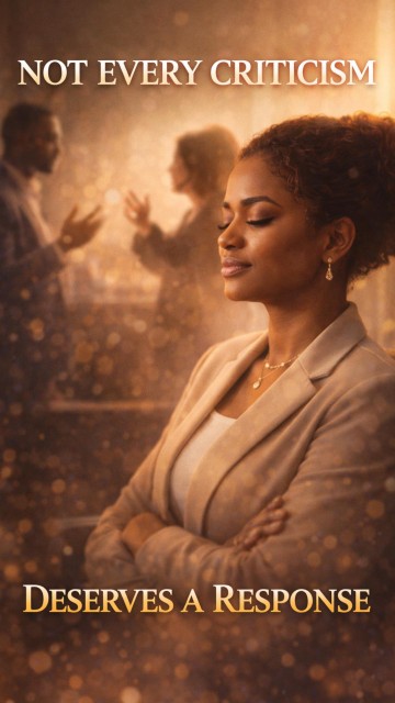 Not Every Criticism Deserves a Response