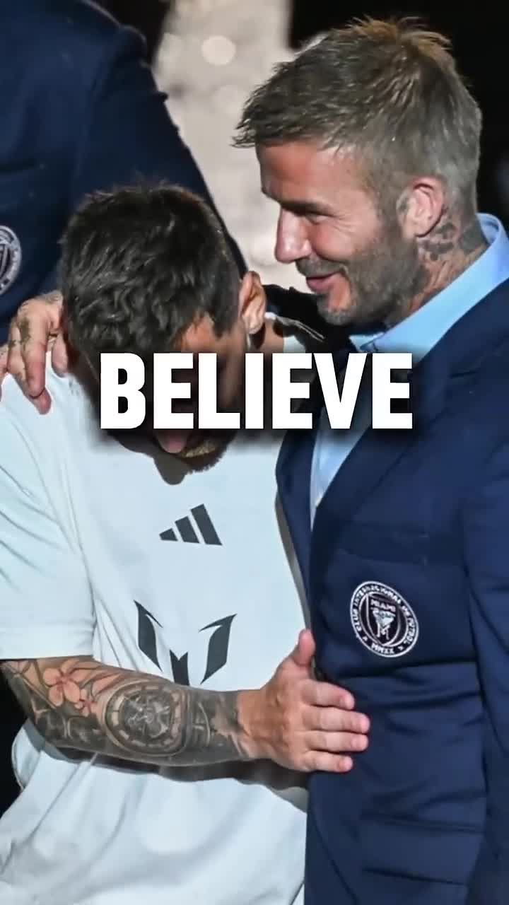 David Backham On Messi After Winning MSL 👏