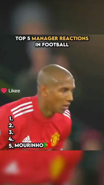 Top five manager reactions in football🔥🔥
