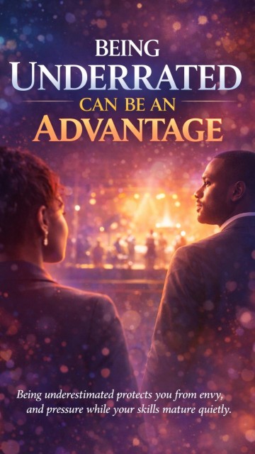 Being Underrated Can Be an Advantage