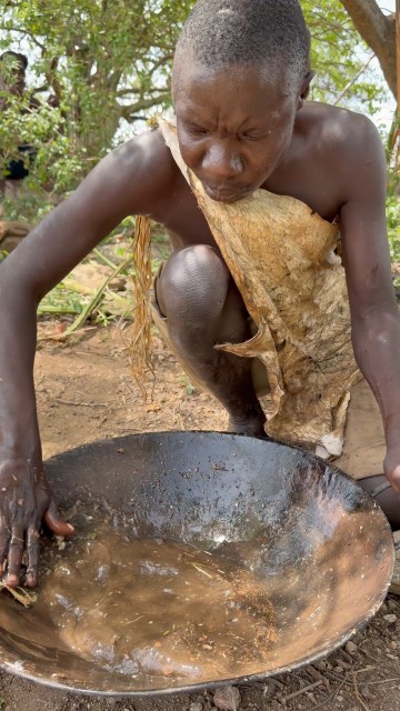 He prepare dish for cooking